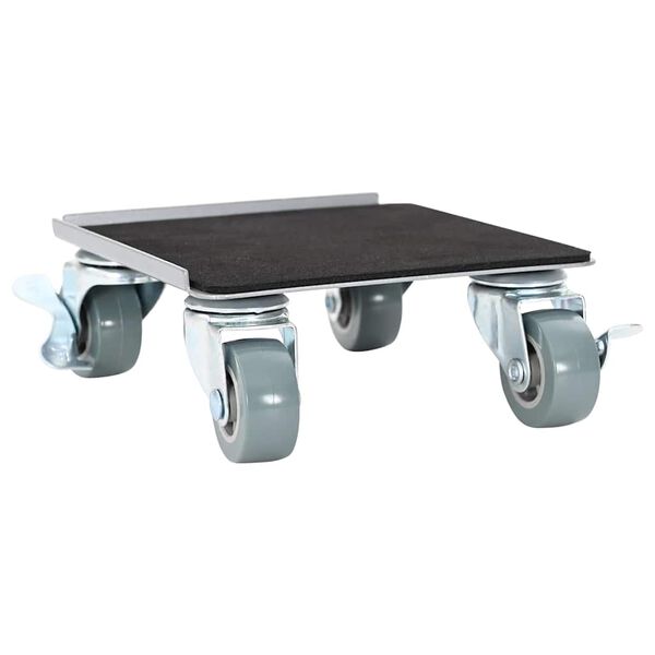 vidaXL N&aacute;bytkov&eacute; kolieska 4 ks so zdv&iacute;hačom 13,5x13,5x6 cm oceľ 1300 kg