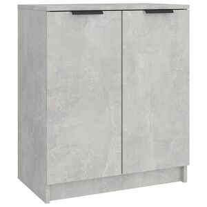 vidaXL Botn&iacute;k bet&oacute;nov&yacute; siv&yacute; 59x35x70 cm spracovan&eacute; drevo