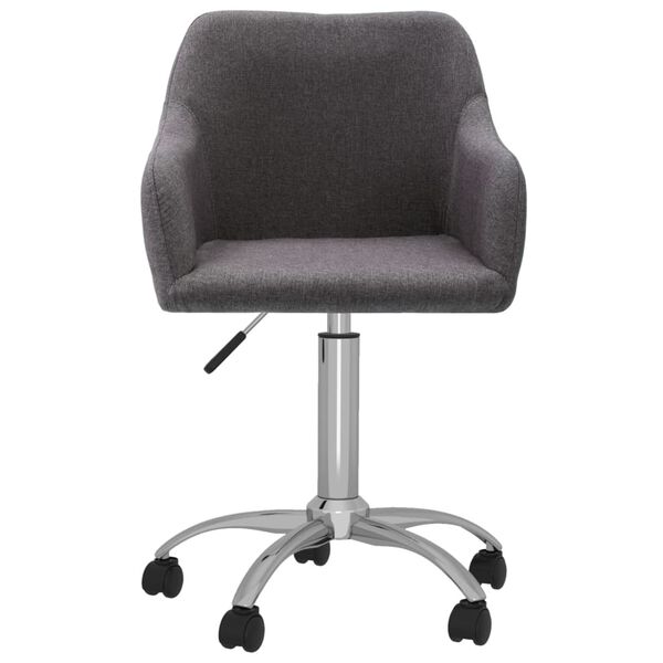 vidaXL Otočn&eacute; jed&aacute;lensk&eacute; stoličky 4 ks sivohned&eacute; l&aacute;tkov&eacute;