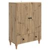 vidaXL Serv&iacute;rovacia skriňa so z&aacute;suvkou Dub artisan 66 x 34,5 x 95 cm