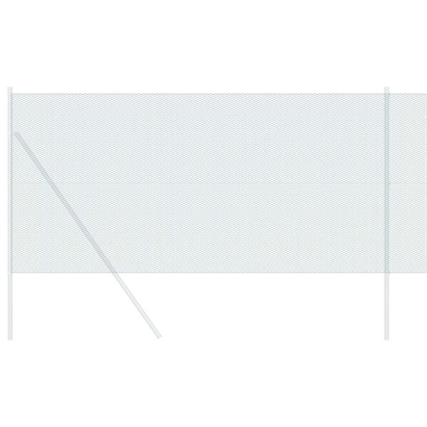 vidaXL Hexagon&aacute;lny plot Zelen&aacute; 1,4 x 10 m PVC