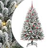 vidaXL Umel&yacute; vianočn&yacute; stromček 150 cm 150 LED Tepl&aacute; biela PVC a oceľ