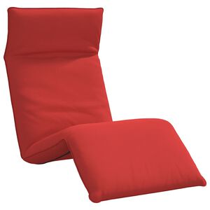 vidaXL Skladacie ležadlo červen&eacute; 175x54x8,5 cm oxfordsk&aacute; l&aacute;tka
