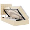 vidaXL Postel s &uacute;ložn&yacute;m prostorem a matrac&iacute; Kr&eacute;mov&aacute; 90 x 200 cm l&aacute;tka