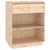 vidaXL Konzolov&aacute; skrinka 60x34x75 cm mas&iacute;vna borovica