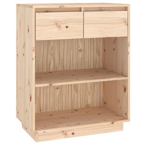 vidaXL Konzolov&aacute; skrinka 60x34x75 cm mas&iacute;vna borovica