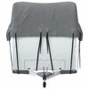 vidaXL Stre&scaron;n&yacute; kryt karavanu siv&yacute; 500x300 cm netkan&aacute; text&iacute;lia