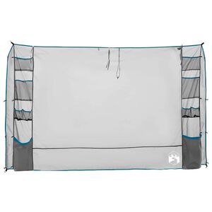 vidaXL Z&aacute;vesn&yacute; organiz&eacute;r na stan Siv&aacute; a modr&aacute; 320 x 182 cm oxford