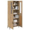 vidaXL Highboard Remeseln&yacute; dub 69,5 x 34 x 180 cm Kompozitn&eacute; drevo