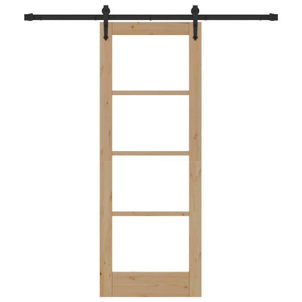 vidaXL Posuvné dvere Prírodná 73,5 x 198,5 cm