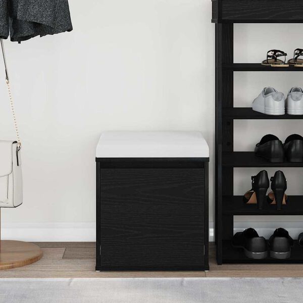 vidaXL Příborník Čierny dub 40,5 x 40 x 40 cm Kompozitné drevo