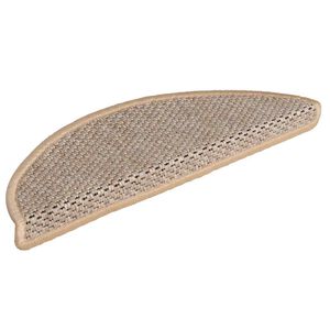 vidaXL Samolepiace n&aacute;&scaron;ľapy na schody vzhľad sisalu 15 ks 56x17x3 cm