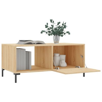 vidaXL Konferenčný stolík dub sonoma 90x50x40 cm kompozitné drevo