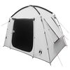 vidaXL Stan chata 3-miestny Biela s blackoutom Polyester