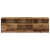 vidaXL TV skrinka Old Wood 150x33,5x45 cm Engineered Wood