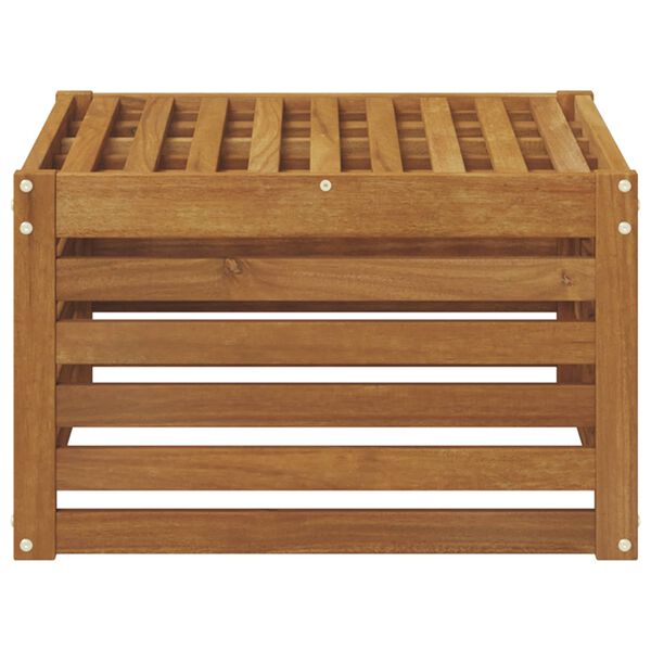 vidaXL Vonkaj&scaron;&iacute; taburet Pevn&eacute; ak&aacute;ciov&eacute; drevo Pr&iacute;rodn&aacute; 59 x 59 x 37 cm