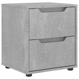vidaXL Nočn&yacute; stol&iacute;k "VISNES" Bet&oacute;nov&aacute; siv&aacute; 45x40x50cm kompozitn&eacute; drevo