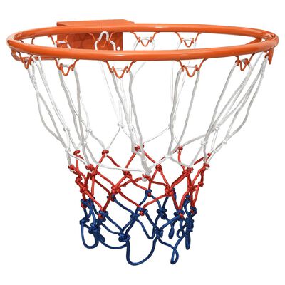 vidaXL Basketbalový kôš čierny 39 cm oceľ