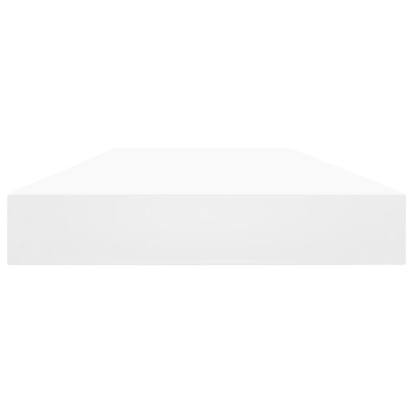 vidaXL Prídavné police 8 ks, biele 80x10x1,5 cm, drevotrieska