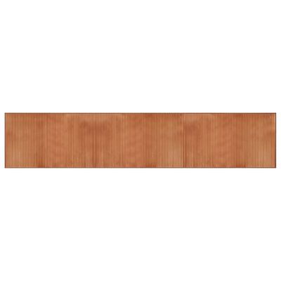 vidaXL Koberec obdĺžnikový hnedý 60x300 cm bambus
