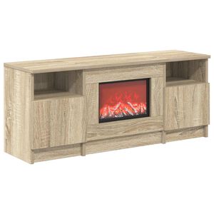 vidaXL Elektrick&yacute; krb Sonoma 98 x 28,5 x 40,5 cm Kompozitn&eacute; drevo