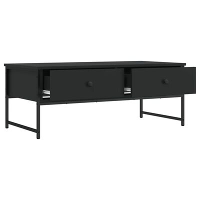 vidaXL Konferenčný stolík čierny 101x49x39,5 cm kompozitné drevo