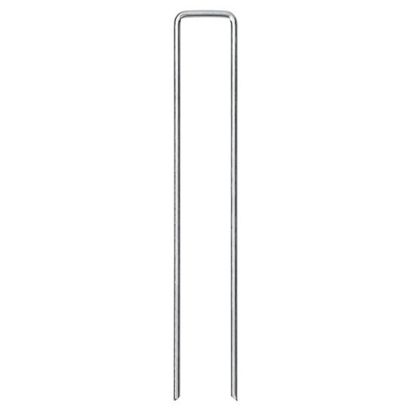 vidaXL Stanové kolíky v tvare U 50 ks 20x4 cm pozinkovaná oceľ