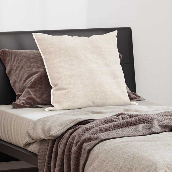 vidaXL Vankúš Biela Polyester