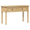 vidaXL Konzolov&yacute; stol&iacute;k Corona 115x46x73 cm borovicov&yacute; mas&iacute;v