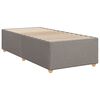 vidaXL Boxspring posteľ s matracom sivohned&yacute; 100x200 cm l&aacute;tka