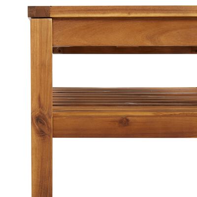 vidaXL Konferenčný stolík 65x65x35 cm masívne akáciové drevo