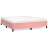 vidaXL R&aacute;m postele ružov&yacute; 180x200 cm zamat