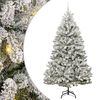 vidaXL Umel&yacute; vianočn&yacute; stromček 240 cm 300 LED Tepl&aacute; biela PVC a oceľ