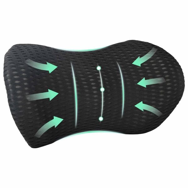 vidaXL Vank&uacute;&scaron; s vank&uacute;&scaron;om Čierna 47 x 24 x 13 cm 4D Mrehov&yacute; Materi&aacute;l