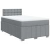 vidaXL Boxspring posteľ s matracom bledosiv&aacute; 120x200 cm l&aacute;tka