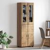 vidaXL Highboard s poličkou FLORIN Remeseln&yacute; dub 60 x 35 x 182 cm