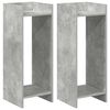 vidaXL Stojan na rastliny 2 pcs Bet&oacute;novo Siv&aacute; 30 x 30 x 80 cm