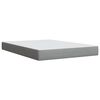 vidaXL Boxspring posteľ s matracom bledosiv&aacute; 140x200 cm l&aacute;tka