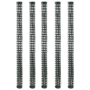 vidaXL Z&aacute;hradn&eacute; pletivo 5 ks HDPE 1x1,2 m zelen&eacute;