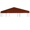 vidaXL Strie&scaron;ka na alt&aacute;nok 310 g/m&sup2; 3x3 m, tehlovo červen&aacute;