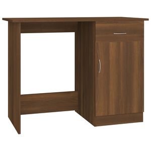 vidaXL St&ocirc;l hned&yacute; dub 100x50x76 cm spracovan&eacute; drevo