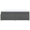 vidaXL Boxspring posteľ s matracom tmavosivá 140x200 cm látka