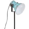 vidaXL Podlahov&aacute; lampa 25 W &scaron;muhovan&aacute; modr&aacute; 35x35x65/95 cm E27