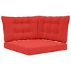 vidaXL Vank&uacute;&scaron; na vonkaj&scaron;iu pohovku Polyester Červen&aacute; 68,5 x 68,5 cm