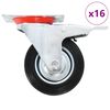 vidaXL Otočn&eacute; kolieska 16 ks, 100 mm
