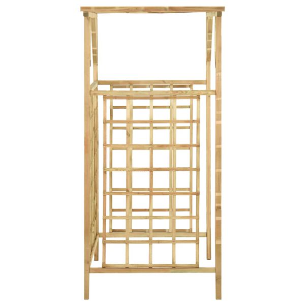 vidaXL Z&aacute;hradn&aacute; pergola pre dva ko&scaron;e impregnovan&aacute; borovica