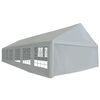 vidaXL P&aacute;rty stan, PE 6x12 m, siv&yacute;