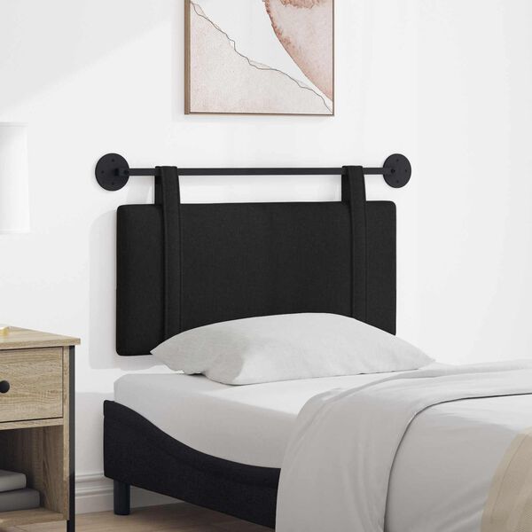 vidaXL Z&aacute;vesn&aacute; Čel&aacute; N&aacute;stenn&yacute; Jednofarebn&yacute; Čierny 90 x 55 x 5 cm l&aacute;tka