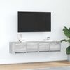 vidaXL TV stol&iacute;ky 2 ks siv&yacute; dub sonoma 60x31x25,5 cm spracovan&eacute; drevo
