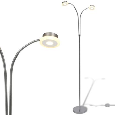 Stojanová lampa s 2 nastaviteľnými ramenami a LED žiarovkami 2 x 5 W